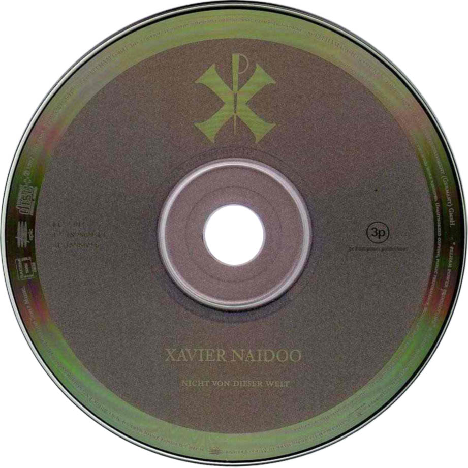 Cartula Cd1 de Xavier Naidoo - Nicht Von Dieser Welt