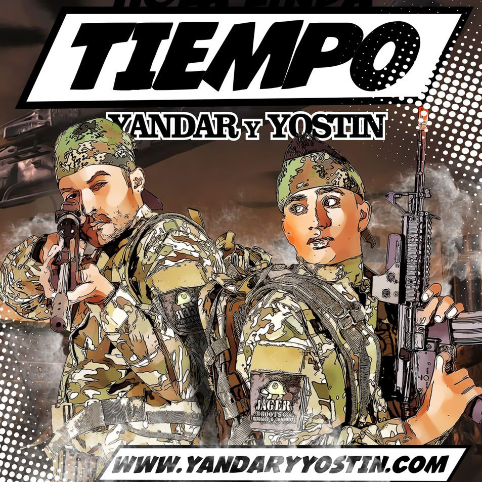 Cartula Frontal de Yandar & Yostin - Tiempo (Cd Single)