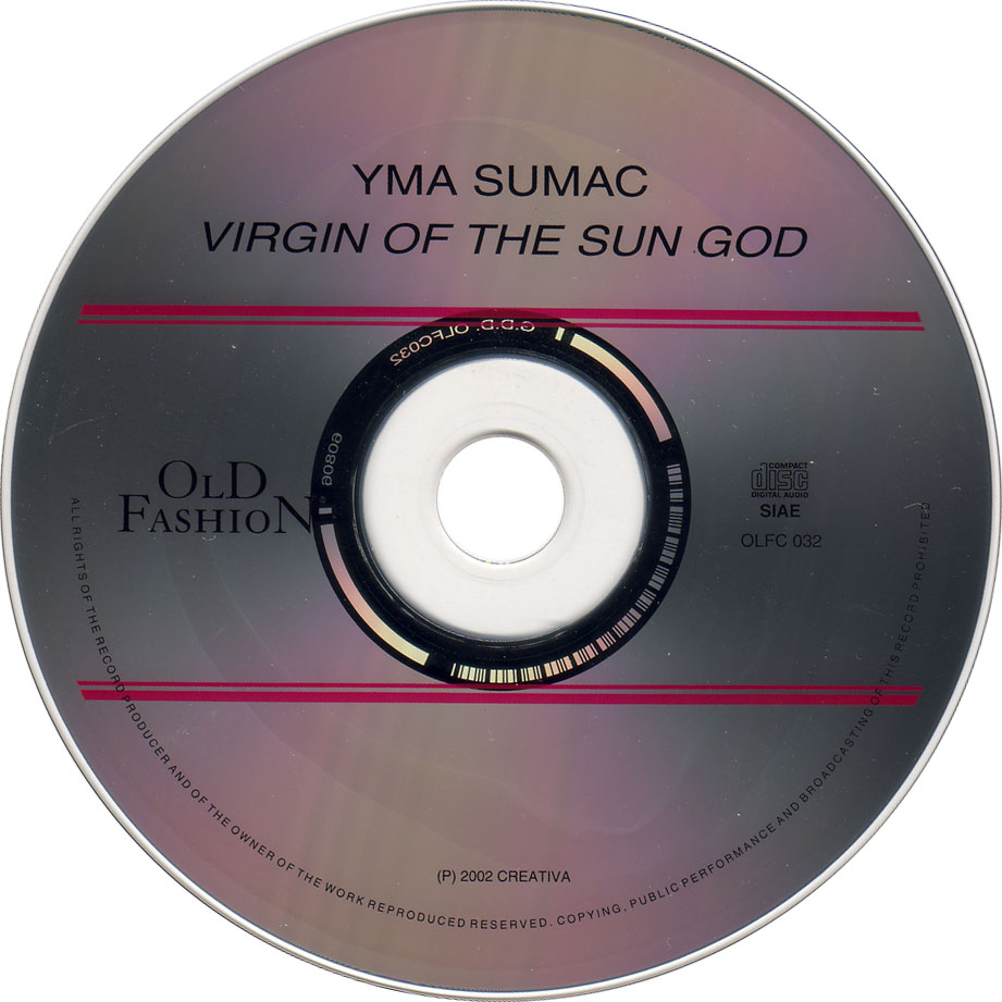 Cartula Cd de Yma Sumac - Virgin Of The Sun God