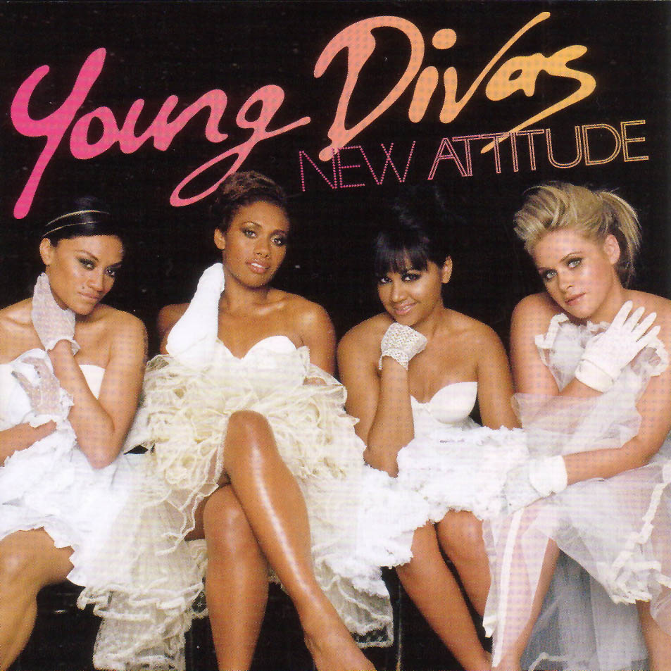 Cartula Frontal de Young Divas - New Attitude