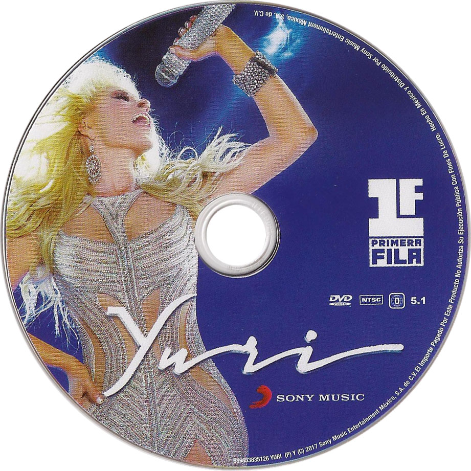 Cartula Dvd de Yuri - Primera Fila (Deluxe Edition)