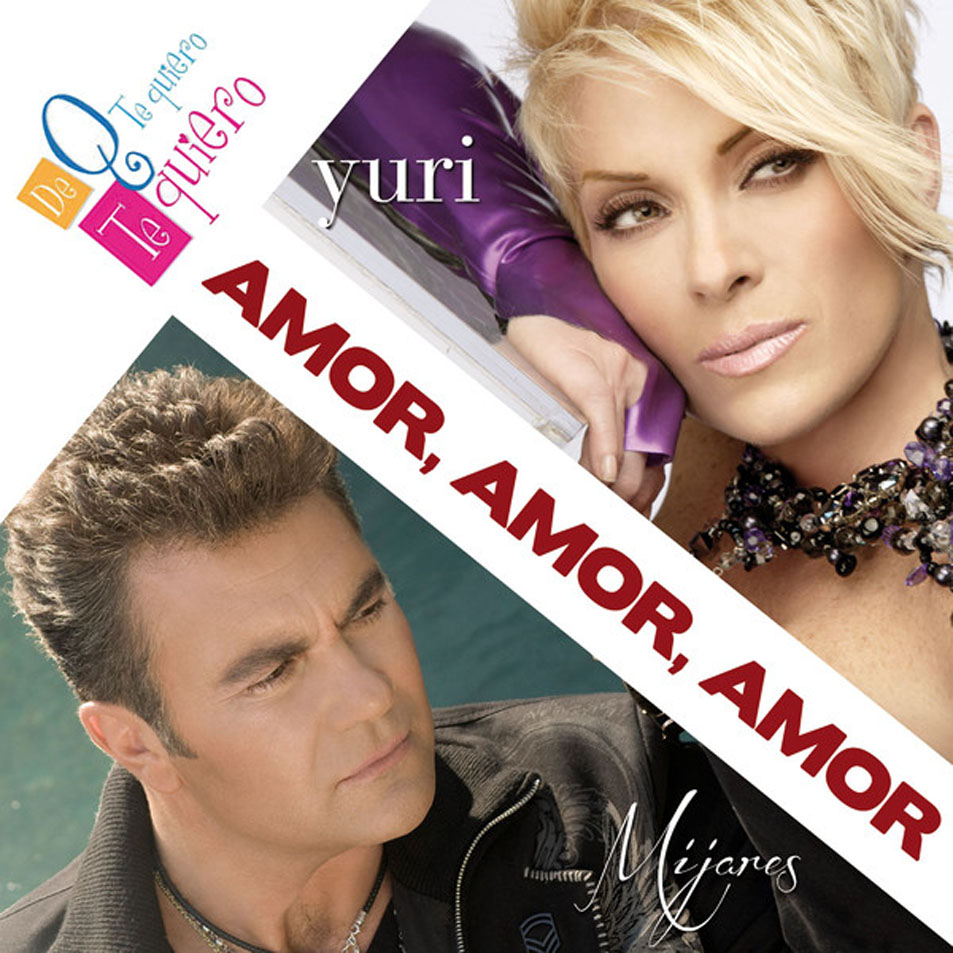 Cartula Frontal de Yuri & Mijares - Amor, Amor, Amor (Cd Single)