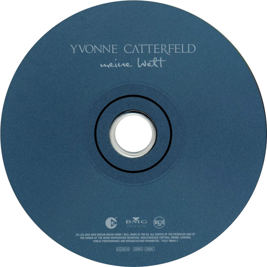 Cartula Cd de Yvonne Catterfeld - Meine Welt