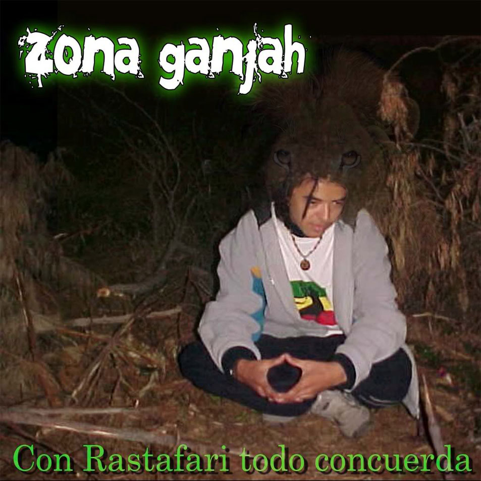 Cartula Frontal de Zona Ganjah - Con Rastafari Todo Concuerda