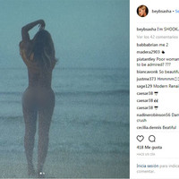 Beyoncé sin ropa en Instagram
