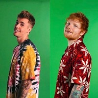 Ed Sheeran y Justin Bieber planean dueto